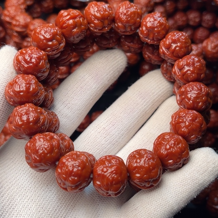 梦***天手串猴头核桃蟾王