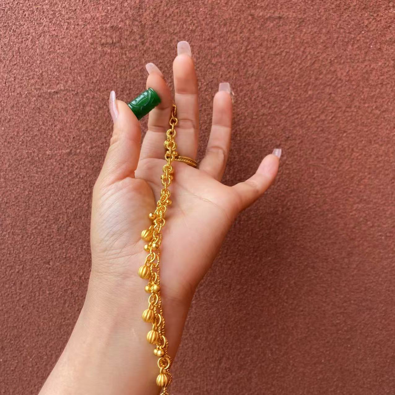 105南瓜手链-玛瑙珠多样发一