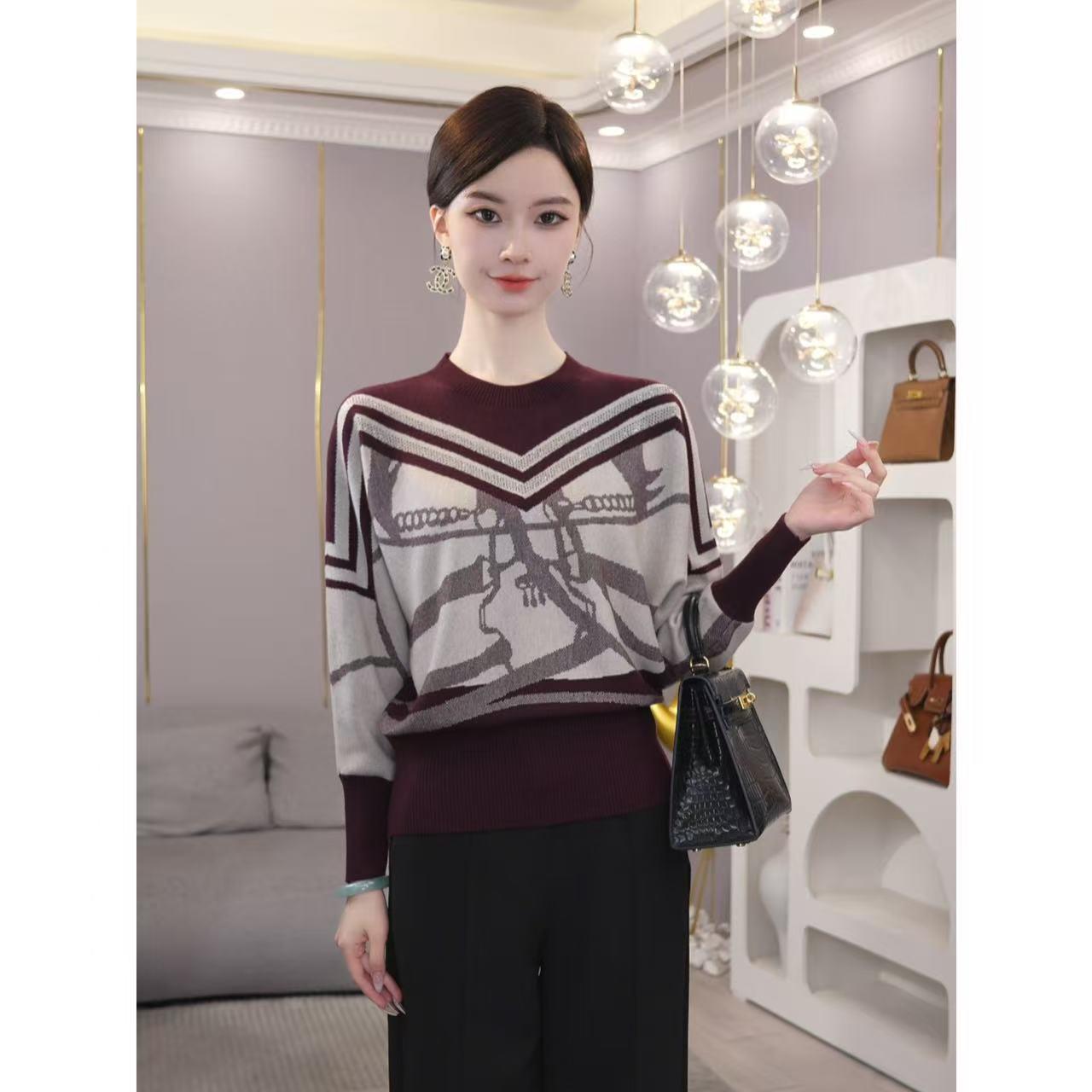 唐熹2025秋冬流行爆款【8254】含休闲慵懒风软糯针织衫毛衣女