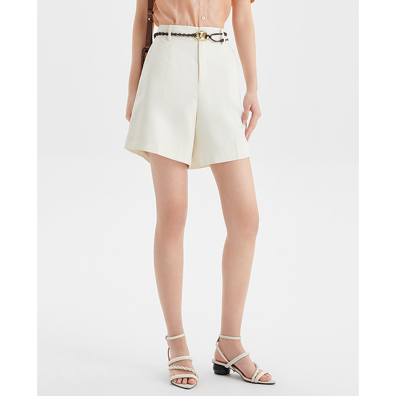 【小花】莱芙艾迪儿时尚百搭短裤1E2K71006