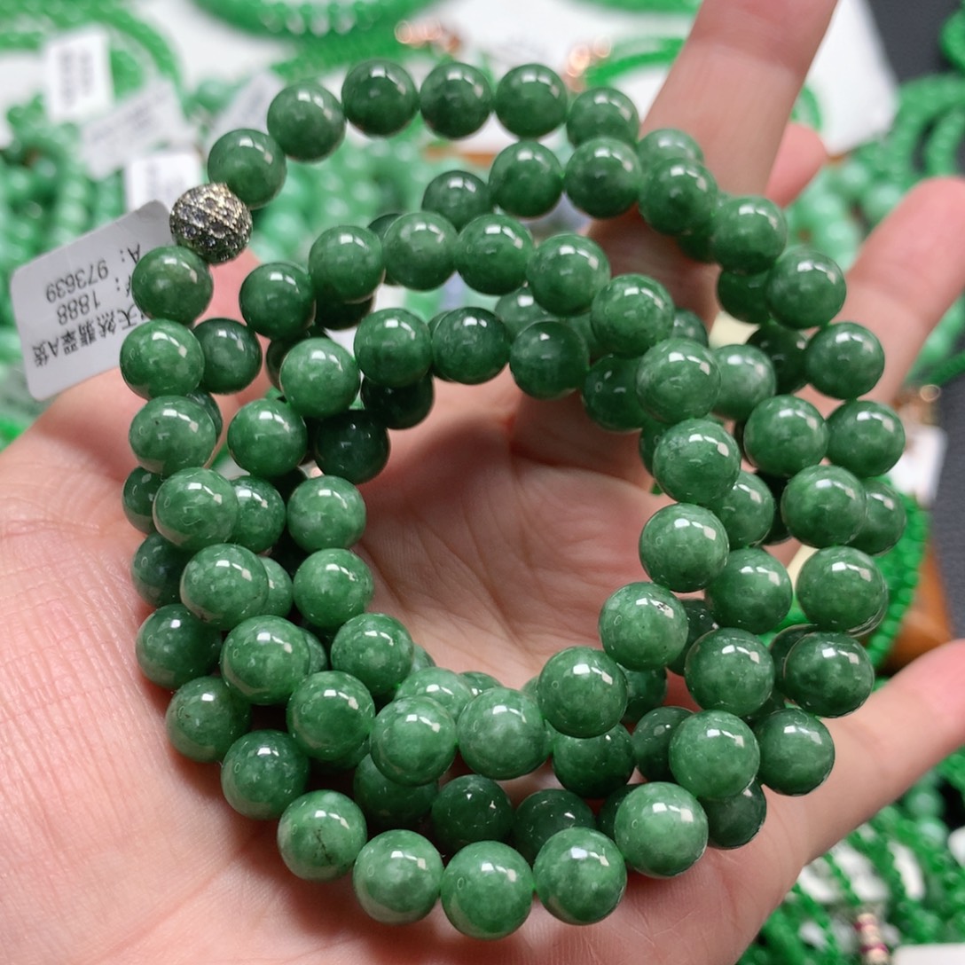 翡翠未镶嵌手链翡翠