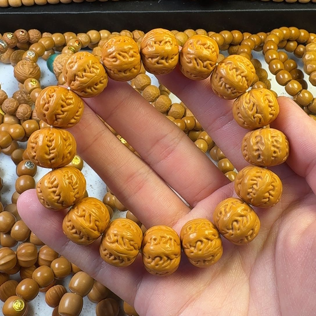 猴头核桃手串京八棱17