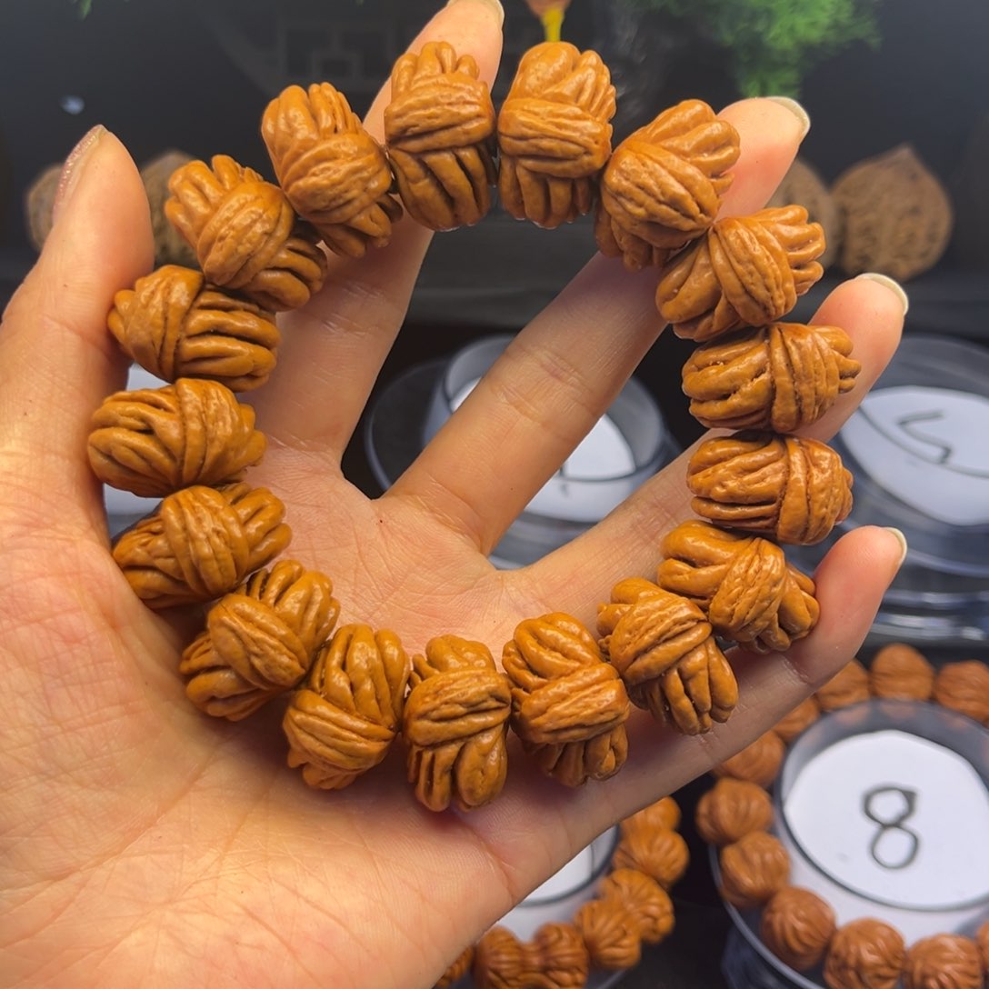 文玩核桃吊坠桃核单圈