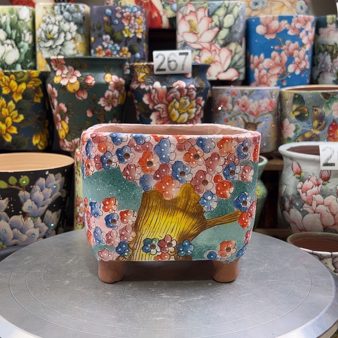 景德镇陶瓷花盆景德镇陶瓷花盆