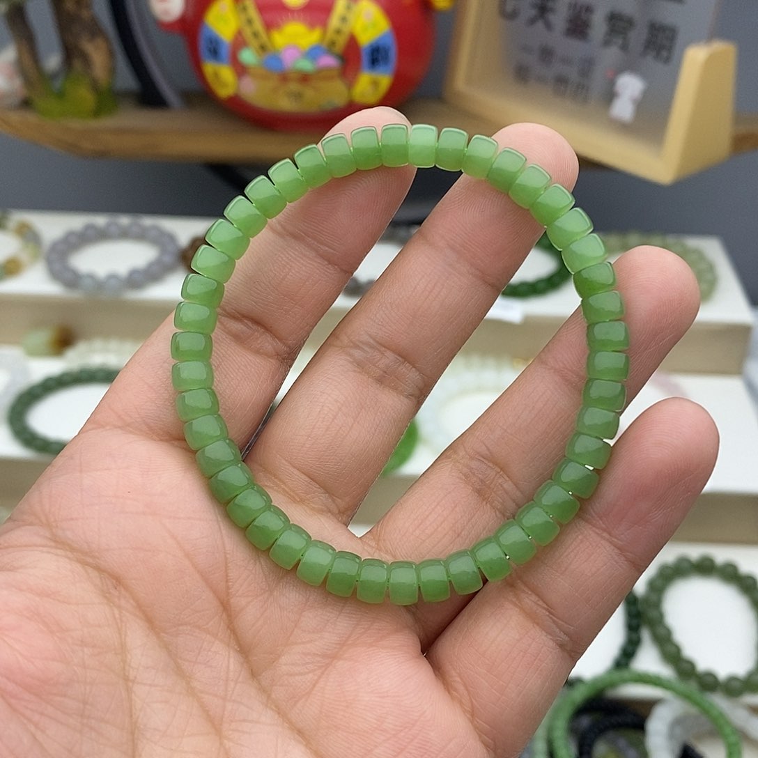 和田玉手链未镶嵌