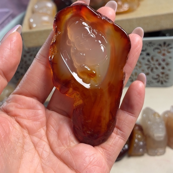 玛瑙/玉髓未镶嵌吊坠(不含链)