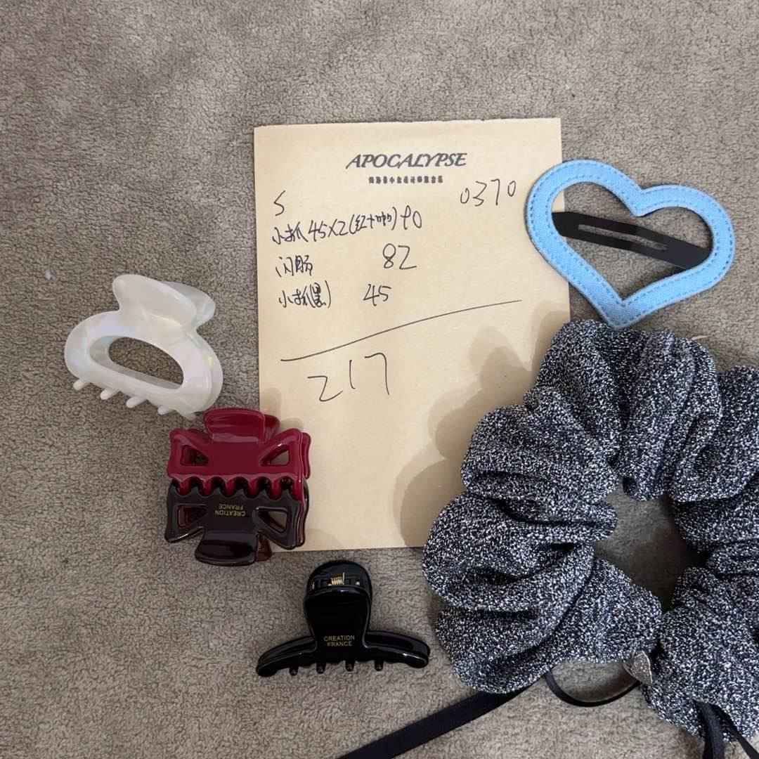 S***布艺铁合金泡菜秋冬新款发饰no退换