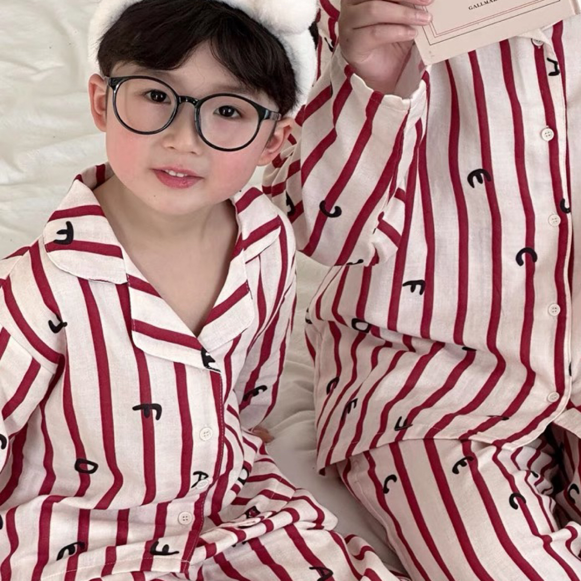 果果一诺家居服男女童纯棉睡衣套装秋季家居服大童170-190码数