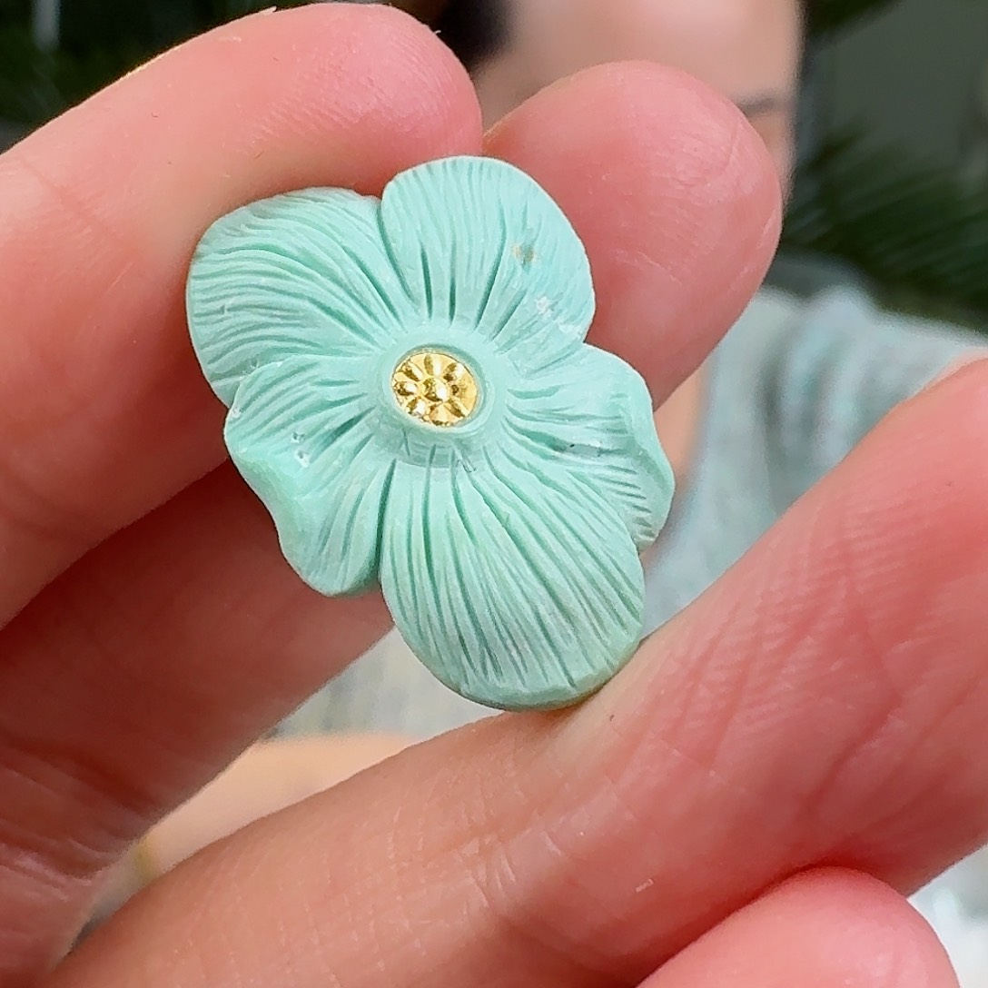 绿松石珠宝奇石未镶嵌