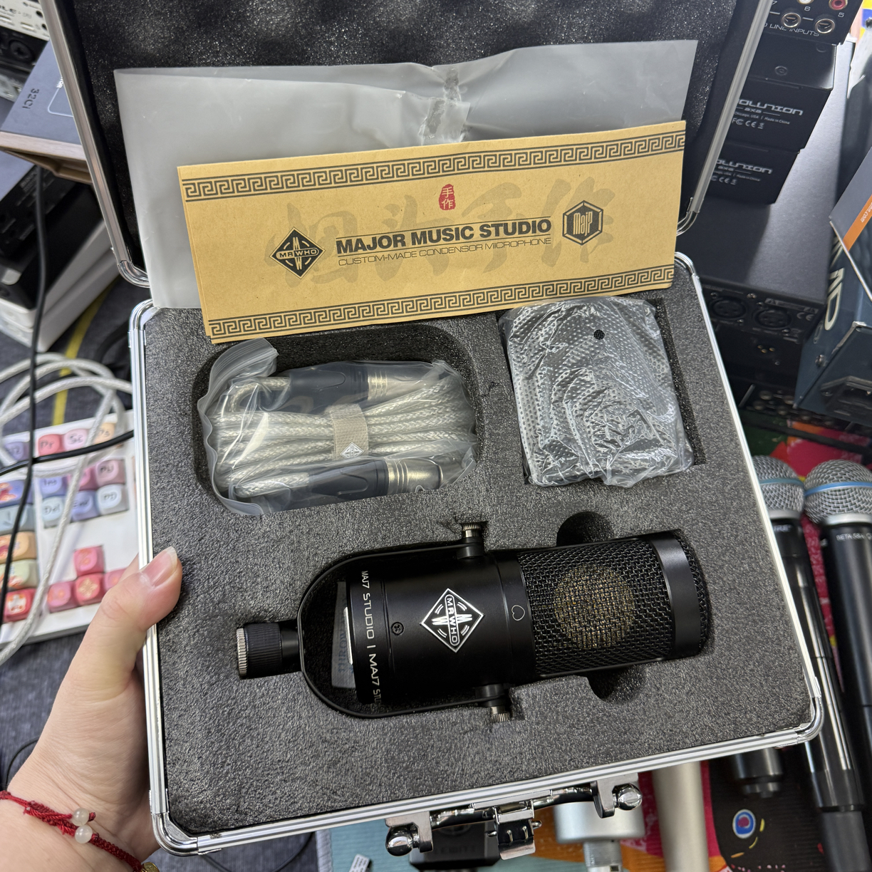 99新 MRWHO 烟头小黑电容麦不支持七天无理由