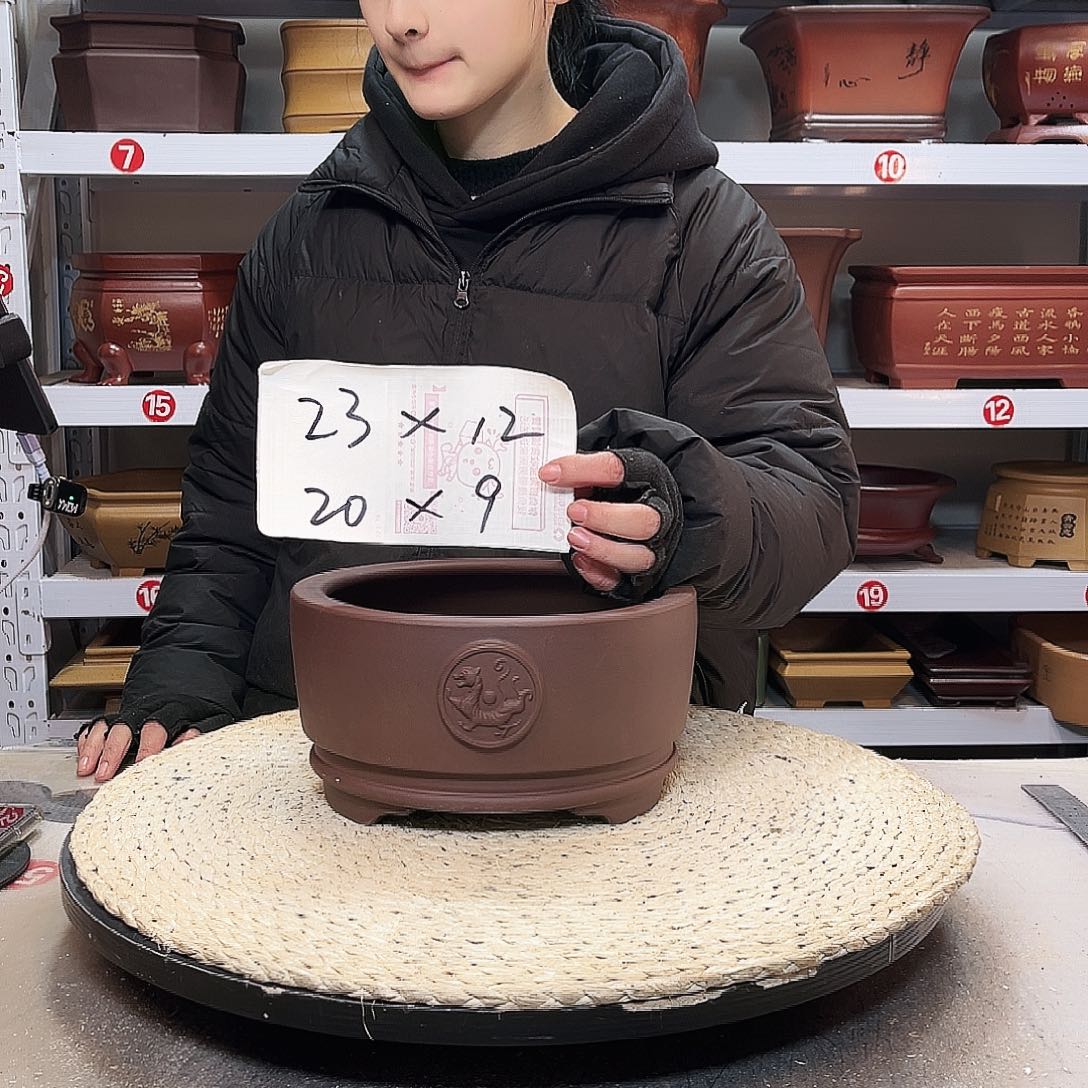 紫砂花盆紫砂花盆