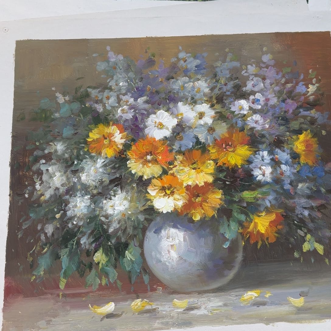 油画好的我真的好想你的样子。好