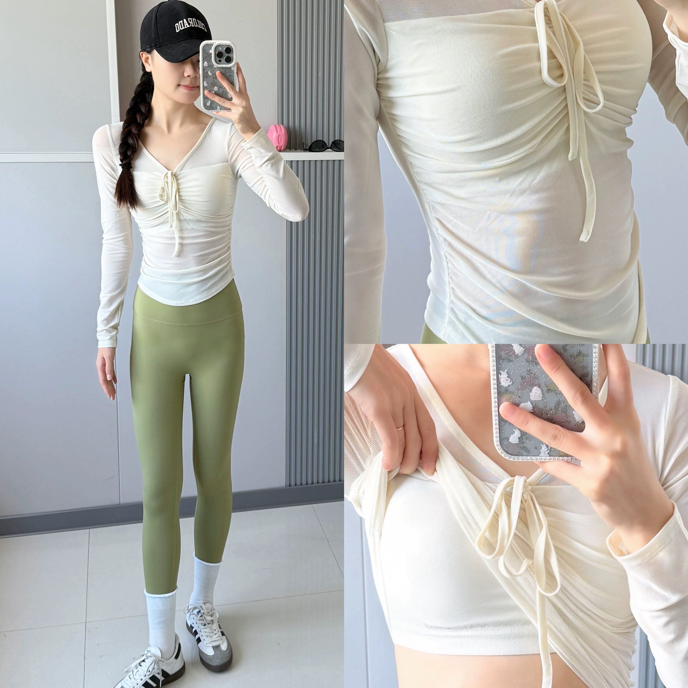 瑜伽服套装女2025新款高级感普拉提训练服绝美瑜伽上衣运动健身服