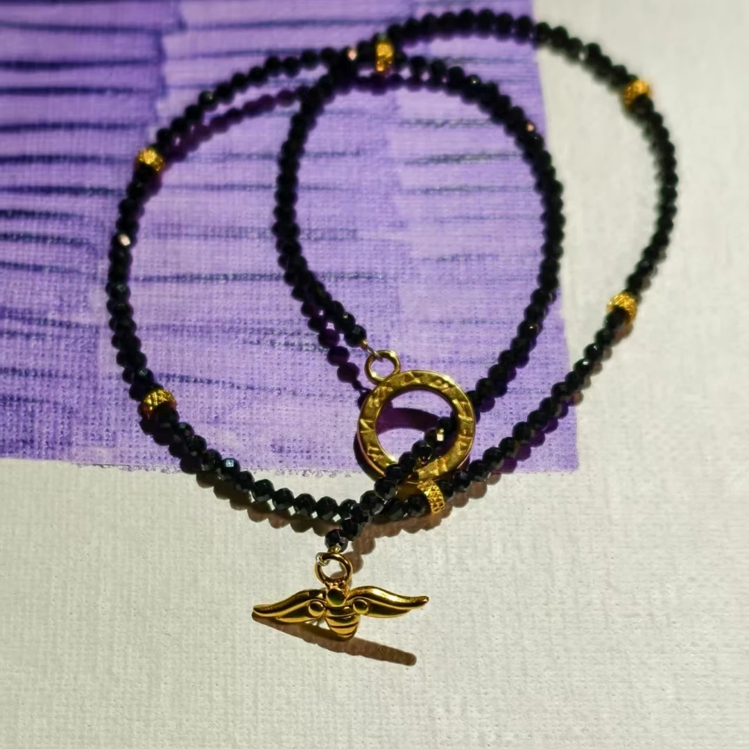 黑金短链 豹豹福珠宝