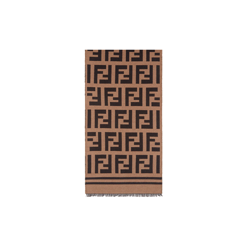 「Coco专属」 全新未使用 FENDI FF经典图案羊毛围巾 女款