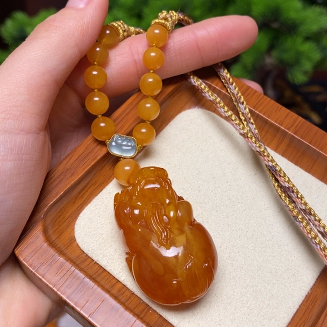 【闪购商品】蜜蜡颈饰未镶嵌项链