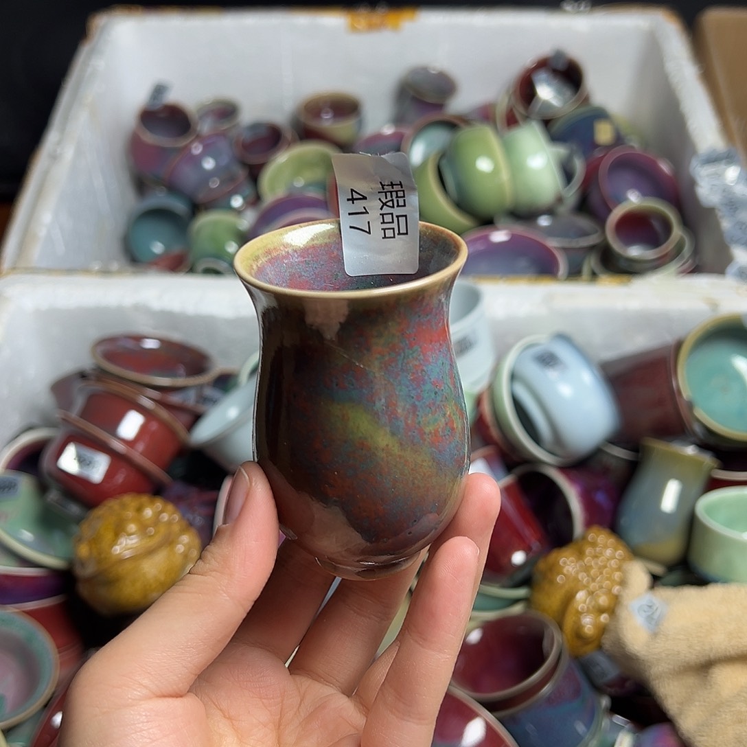 陶摆件窑口自销原矿钧瓷