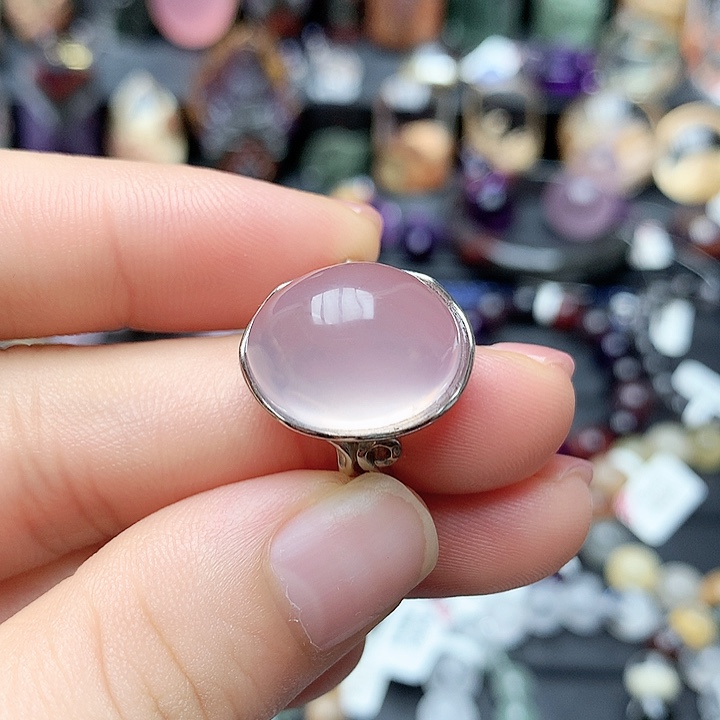 水晶珠宝半成品银S925镶嵌