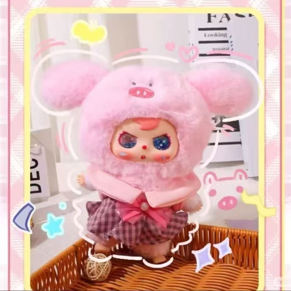 【拆盒】新品大宝贝-潮客-福小娃课桌小萌友毛绒系列盲盒可爱公仔