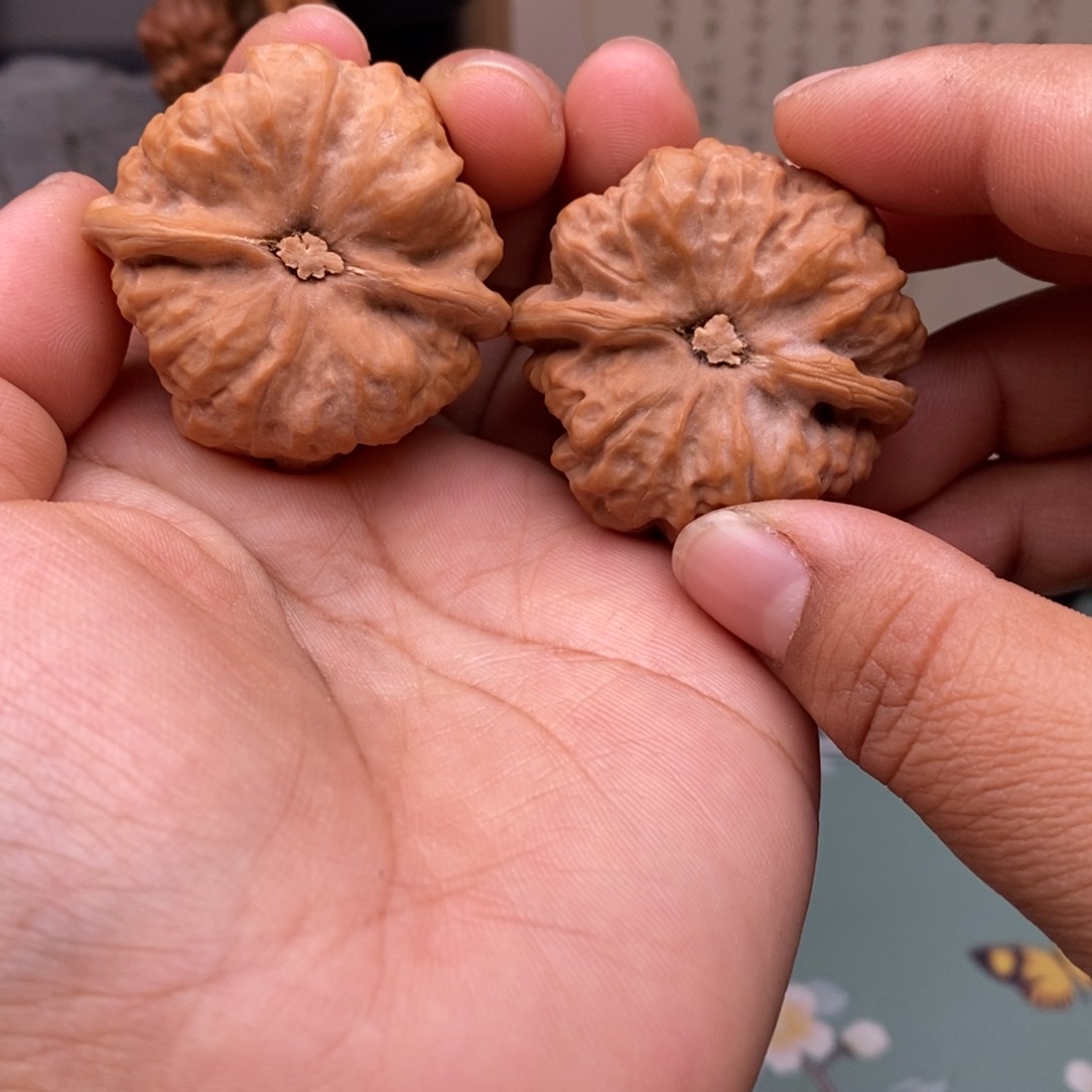 文玩核桃把件38.5蛤蟆头113