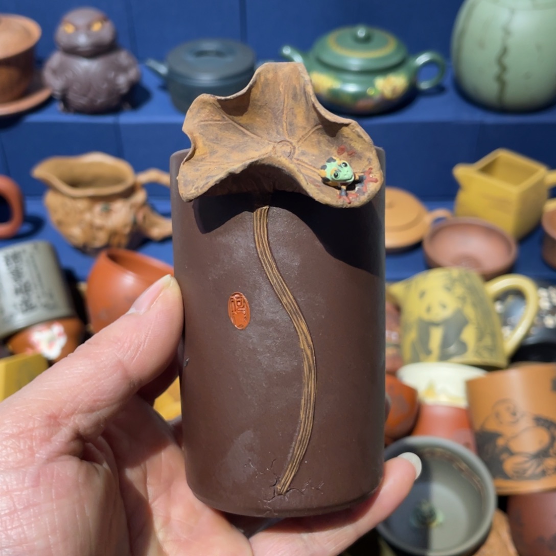 原矿紫砂手工主人杯