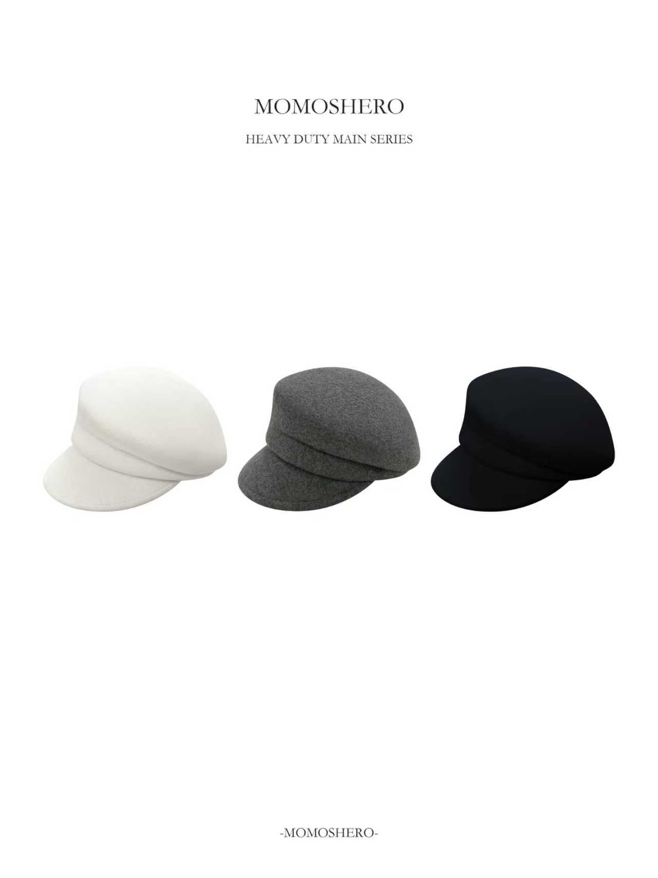 Momoshero【留洋”千金帽“】特调高智灰！fever同款100%澳毛帽子