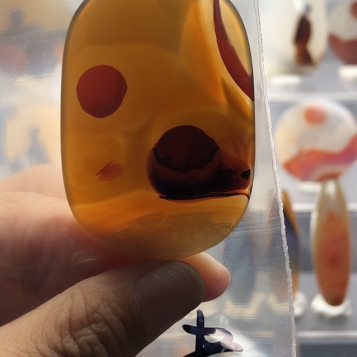 啊***谦玛瑙/玉髓未镶嵌珠宝半成品73