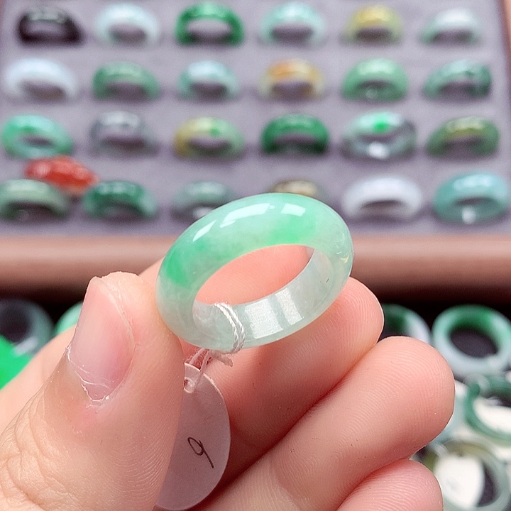 翡翠戒指未镶嵌14号