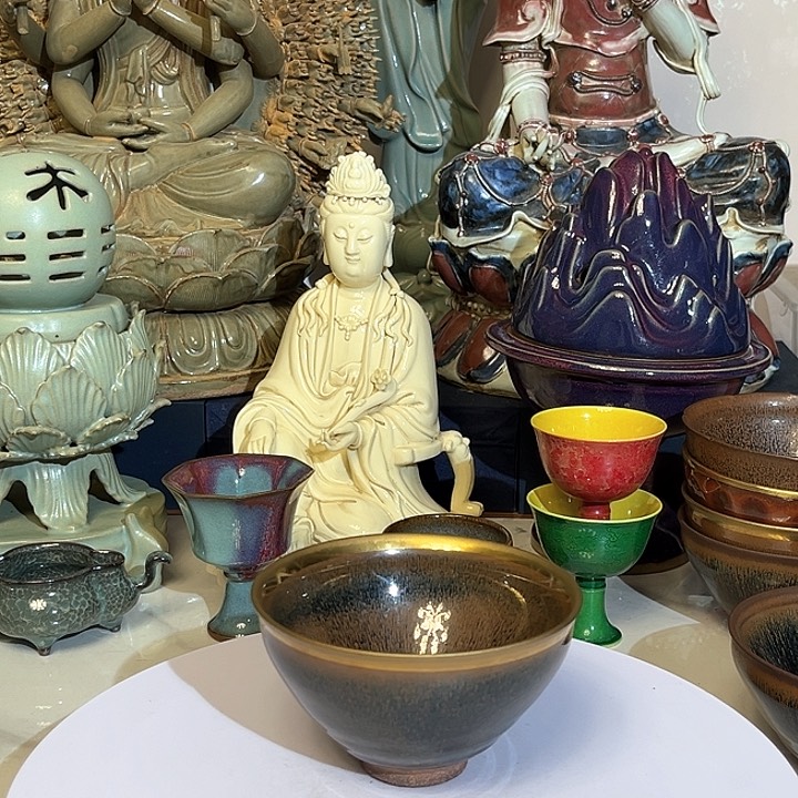 瓷片摆件摆件摆件