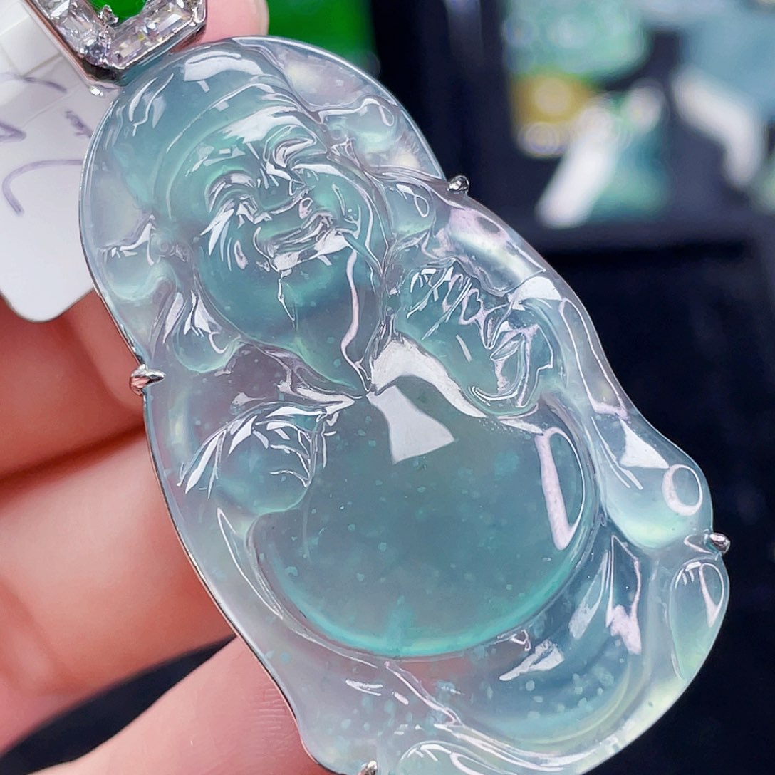 翡翠未镶嵌颈饰235