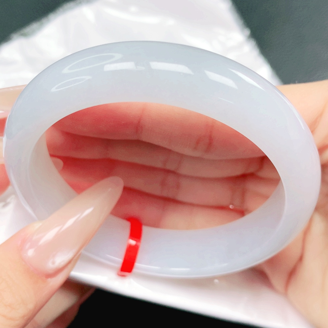 翡翠未镶嵌手镯57.58