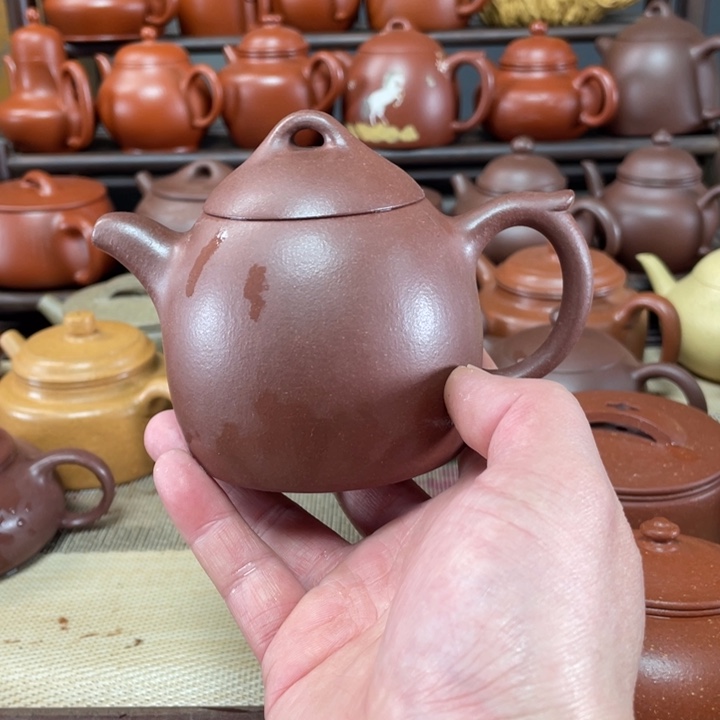 紫砂茶壶原矿紫泥