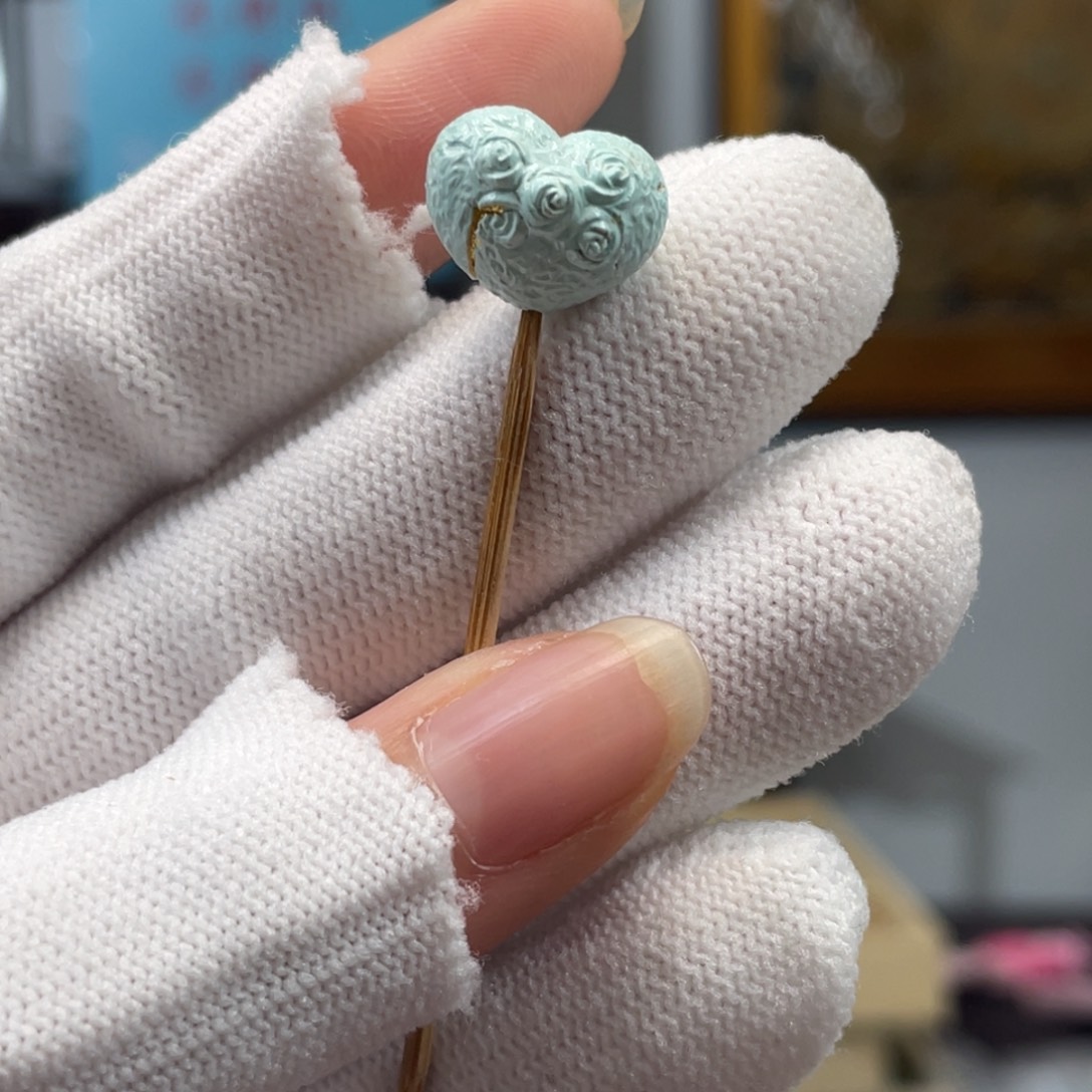 绿松石未镶嵌挂件