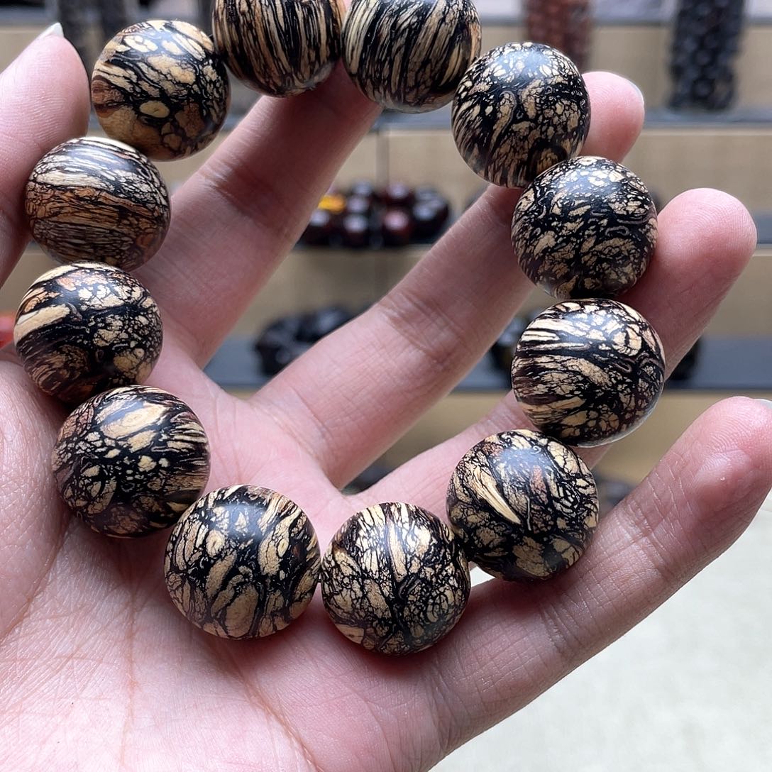 乌木类其他花珠手串6000