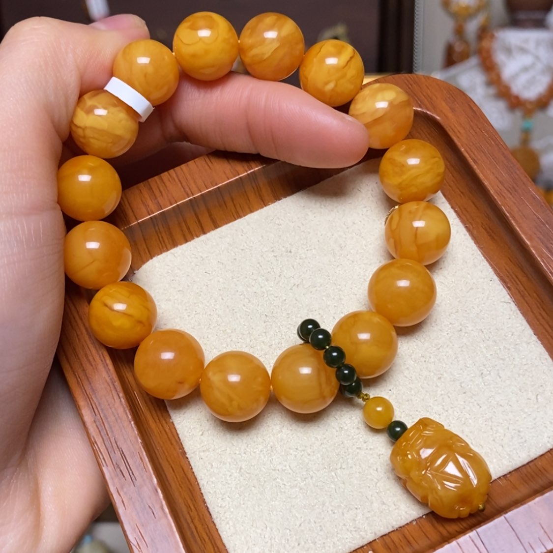 【闪购商品】手链蜜蜡未镶嵌手串