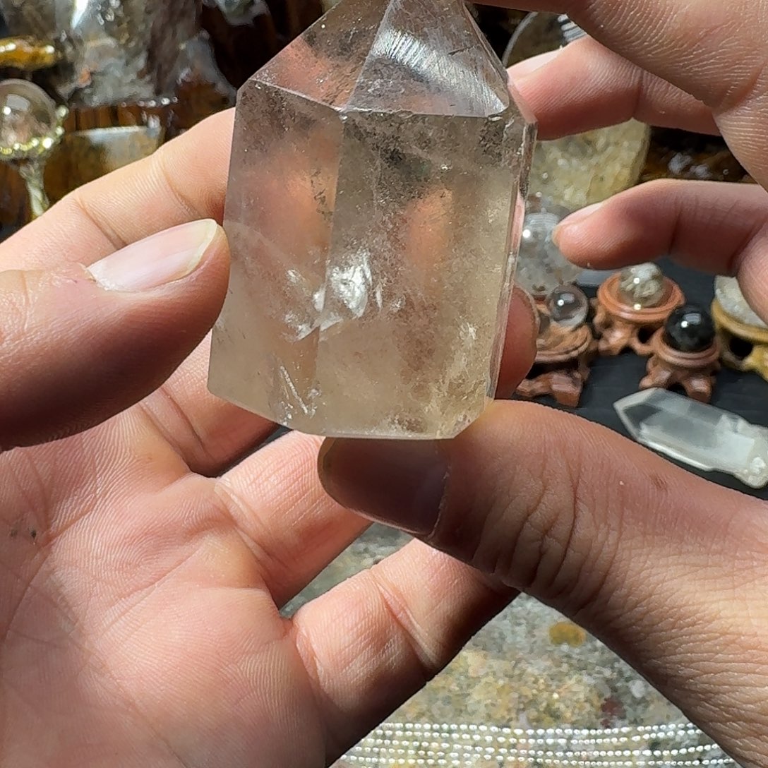 水晶珠宝半成品银S925镶嵌