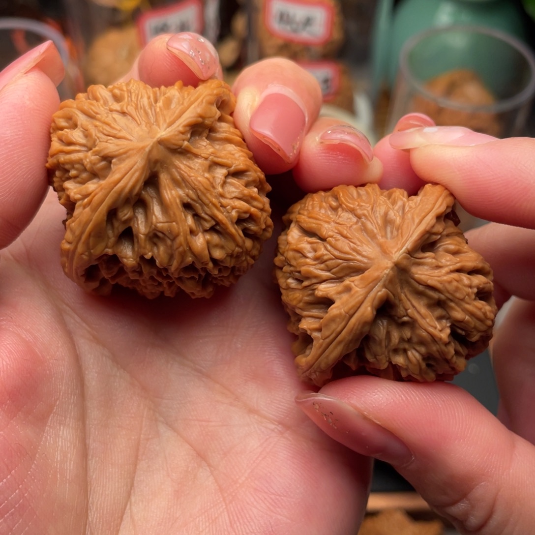 桃核把件全品正三角疆40.8