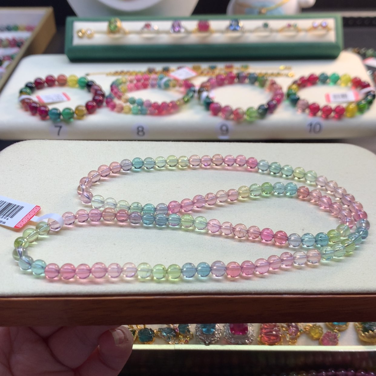 【闪购商品】碧玺手串未镶嵌碧玺人鱼5.6mm