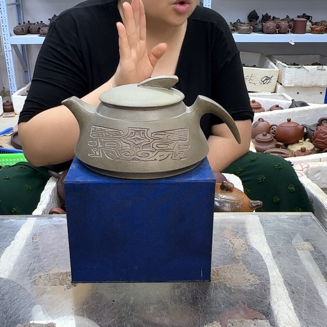 茶壶紫砂宜兴紫砂壶瑕疵处理