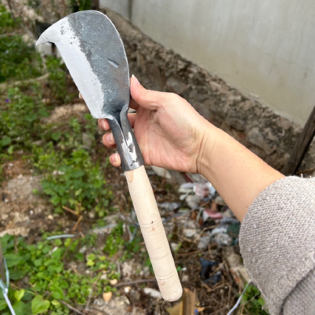 手工锻打17厘米迷你小鹰嘴刀刀背加厚1.3厘米