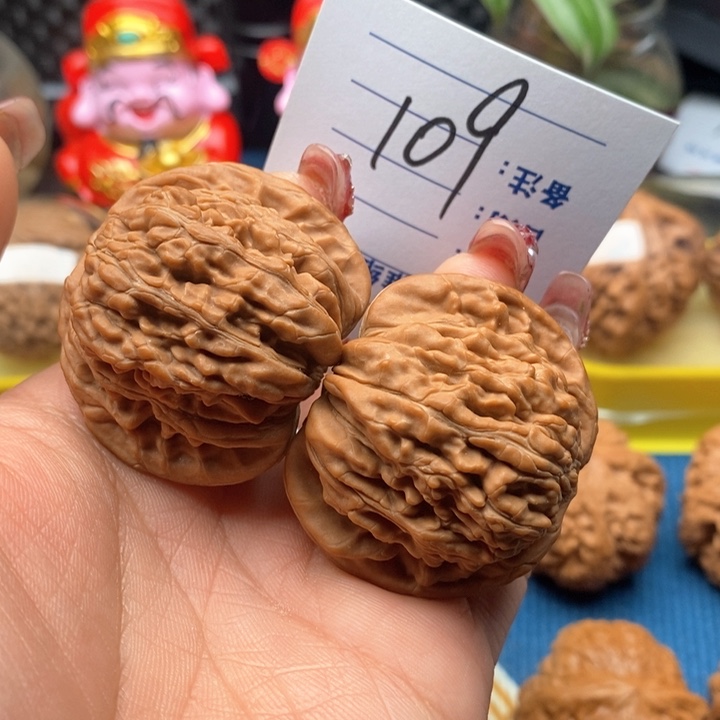 文玩核桃把件109号42四座楼