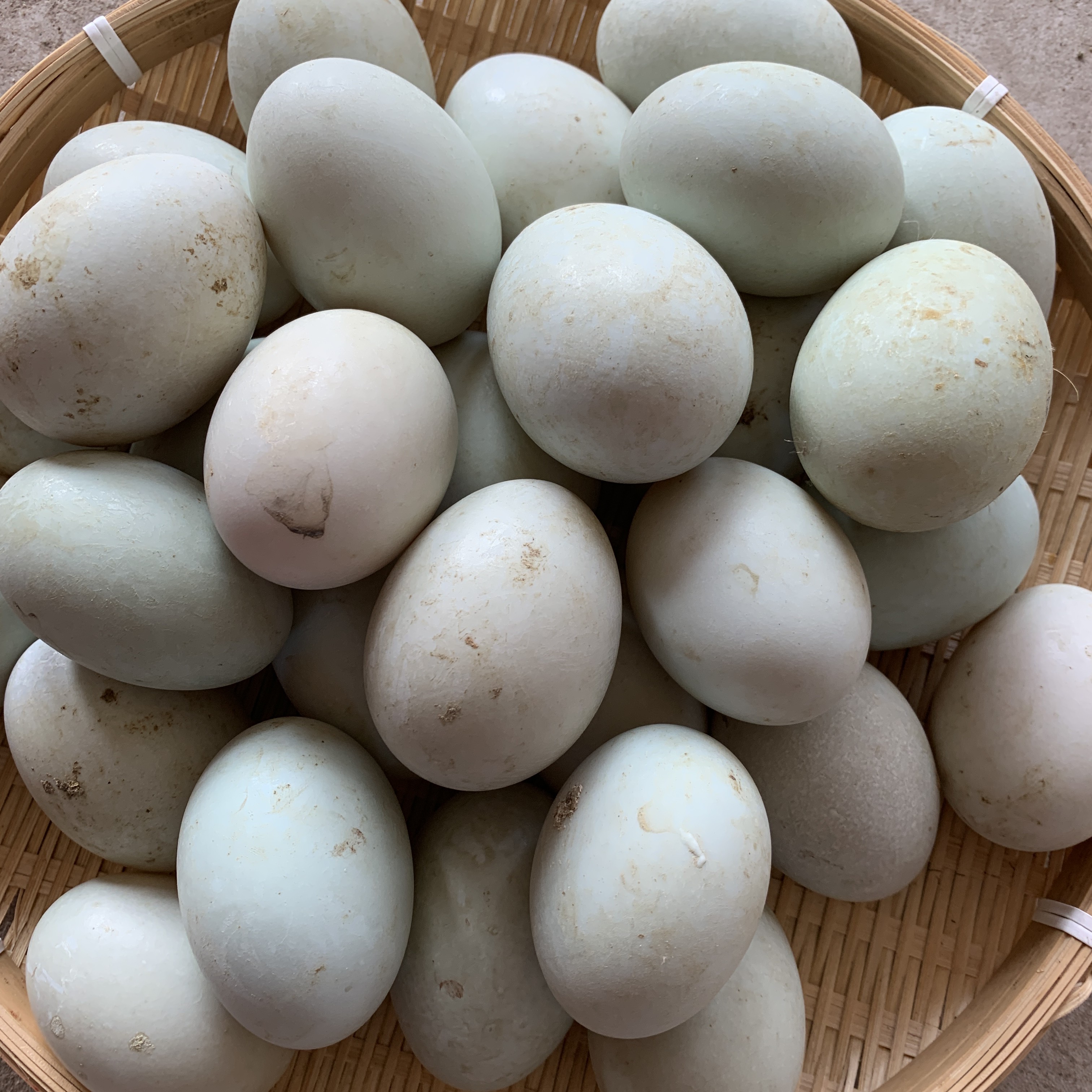 柒柒农场的本地鸭蛋