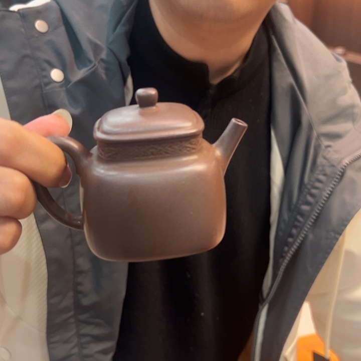 清***、紫砂茶壶紫泥言心