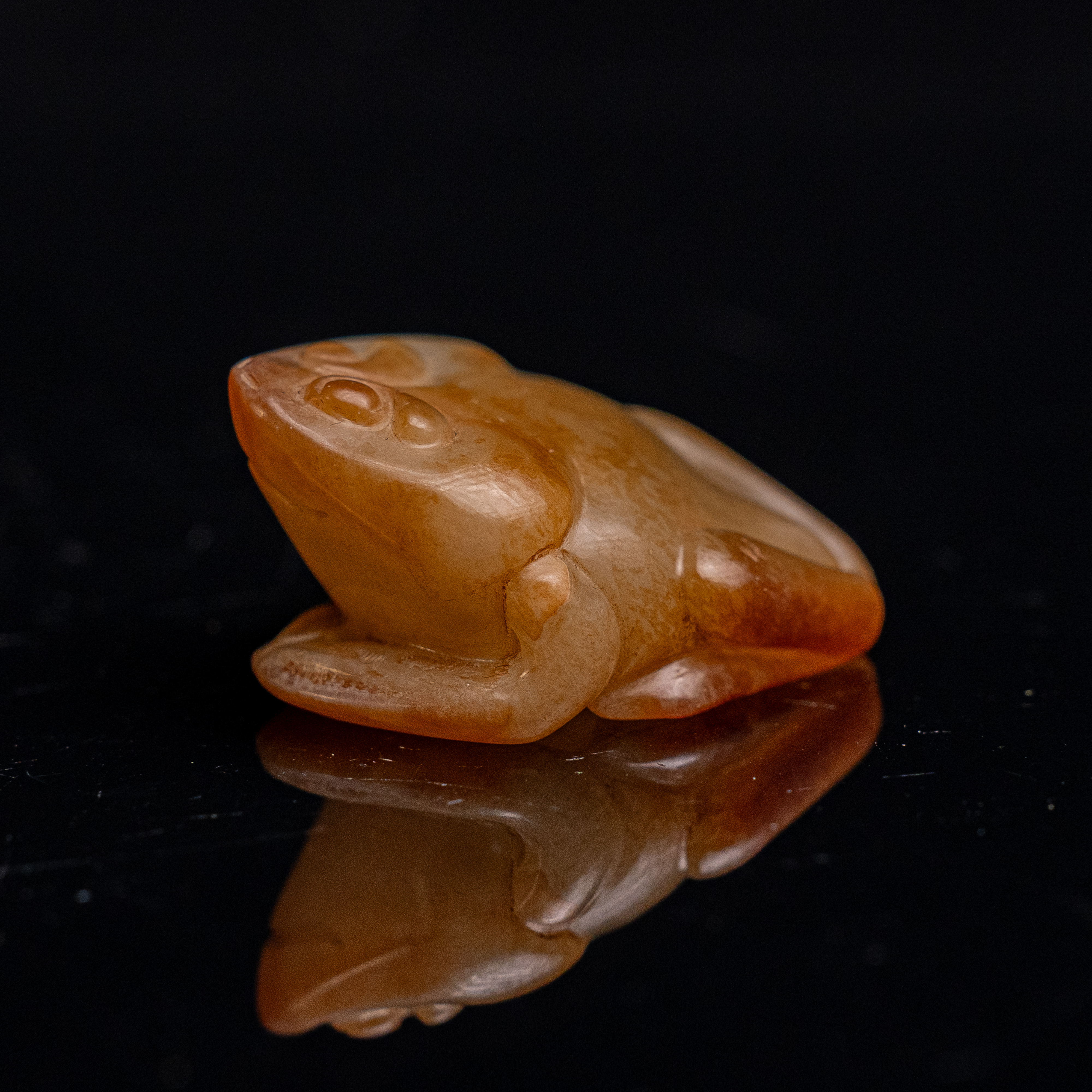 清代和田玉金蟾挂坠-LM