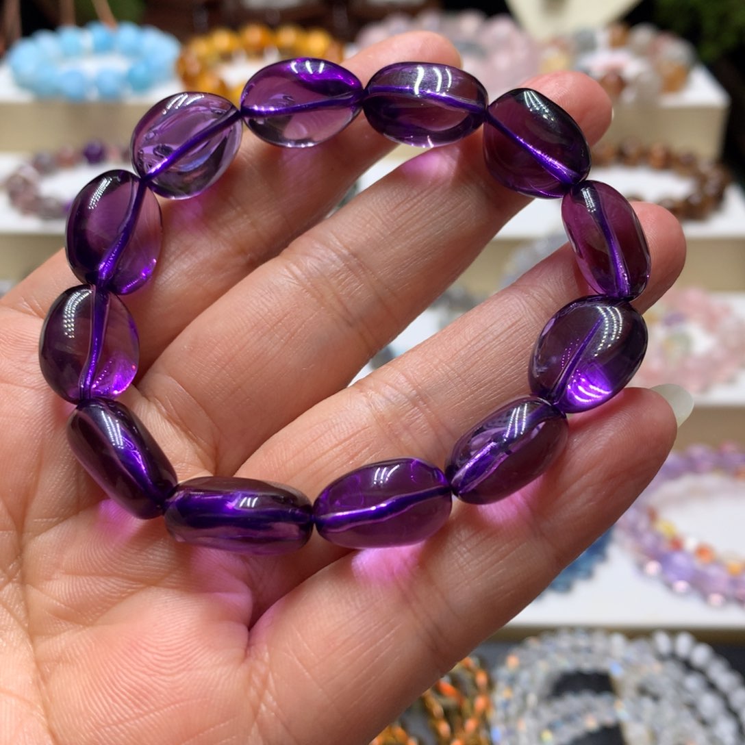 水晶手链未镶嵌是****?天然