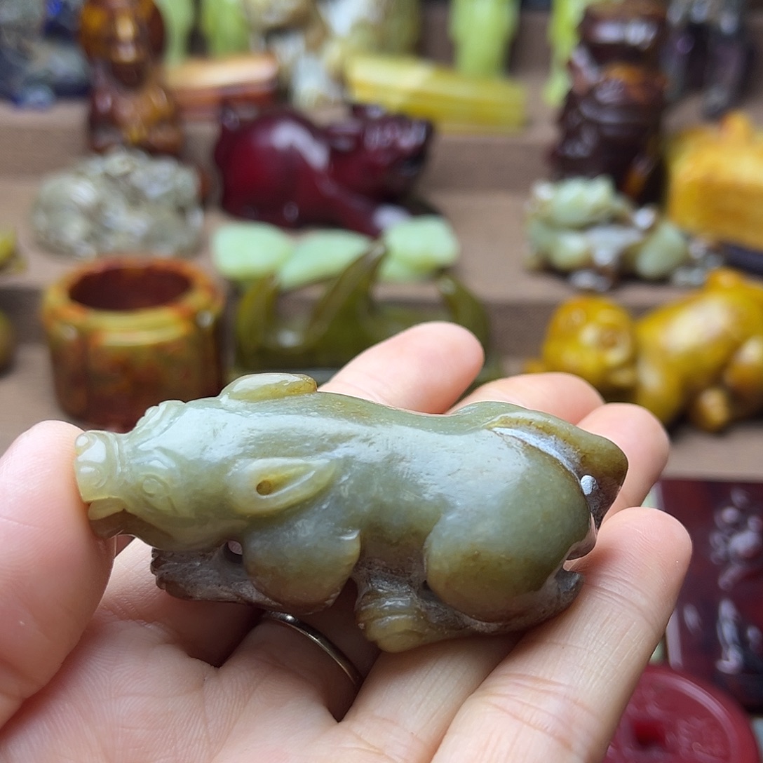 白玉菩提吊坠143。。