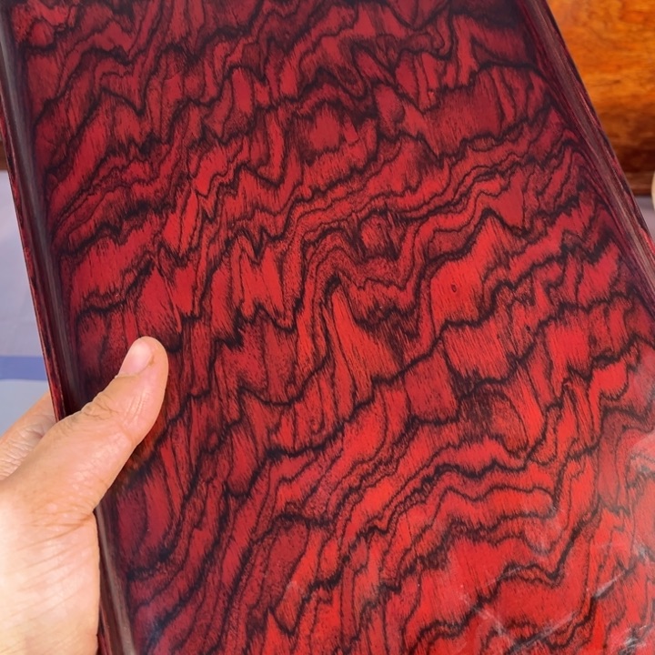 木红酸枝独板托盘