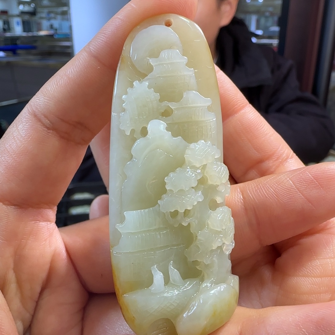 颈饰未镶嵌和田玉