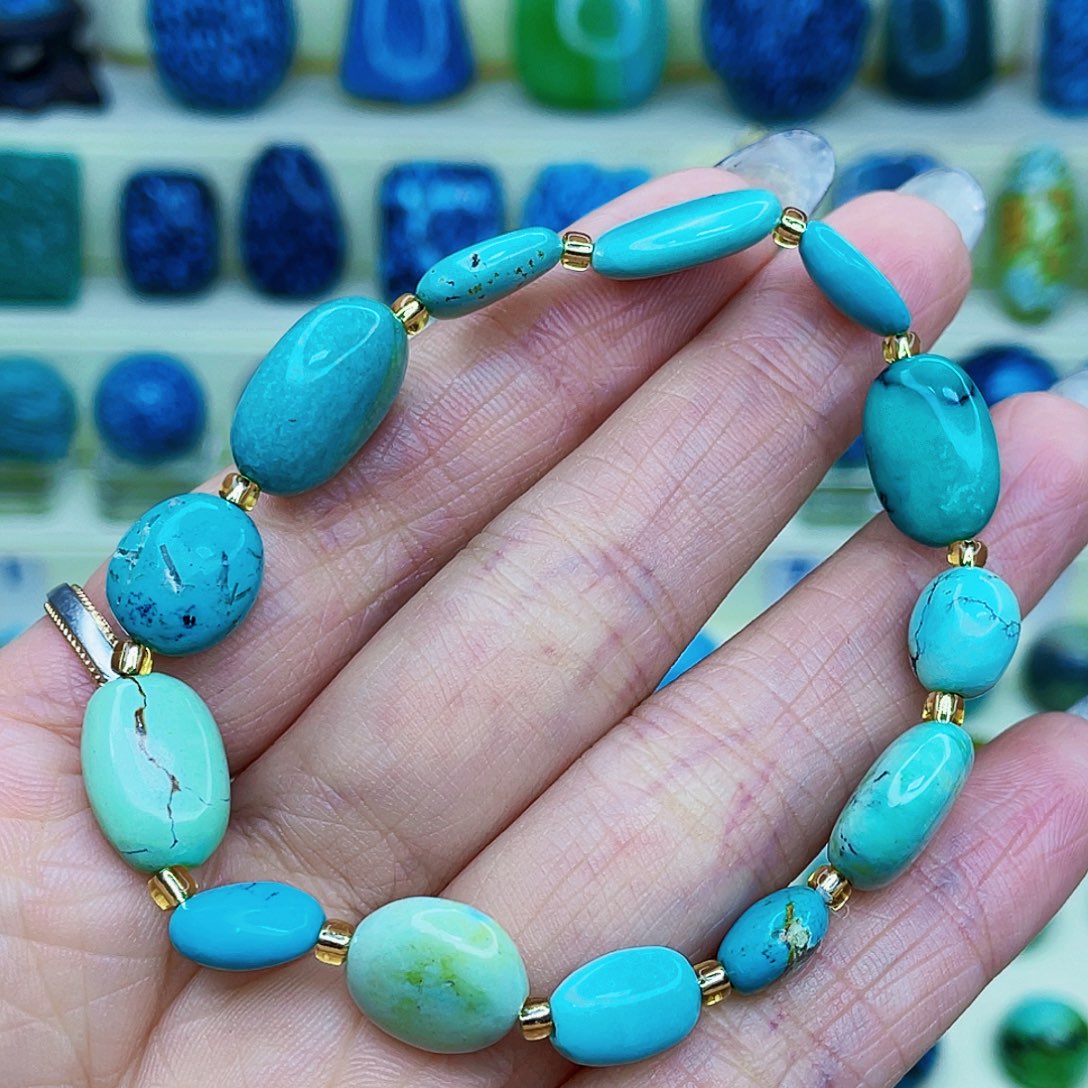 绿松石手串未镶嵌