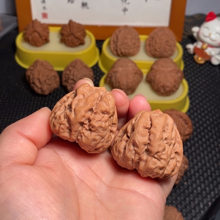 文玩核桃把件37蛤蟆头